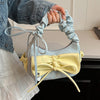 pastel bow ruched shoulder bag boogzel clothing