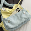 pastel bow ruched shoulder bag boogzel clothing
