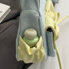 pastel bow ruched shoulder bag boogzel clothing