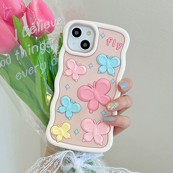 pastel butterfly iphone case boogzel clothing