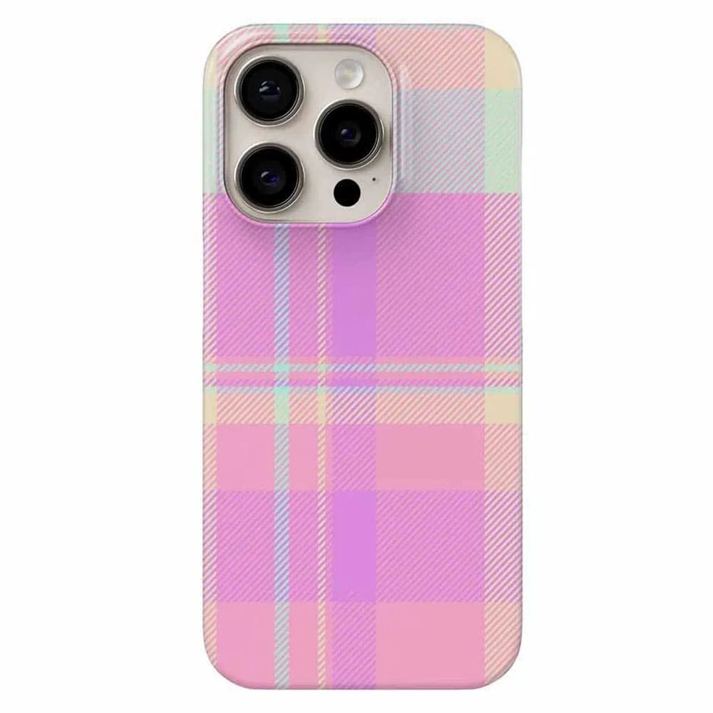 pastel checkered pattern iphone case boogzel clothing