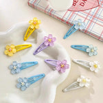 pastel flower hair clip boogzel clothing