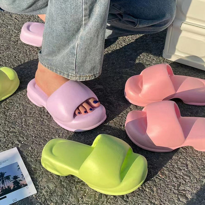pastel foam street slippers boogzel clothing