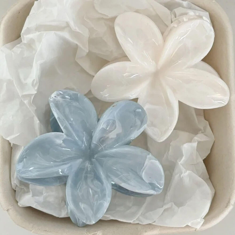 pastel hibiscus flower hair claw boogzel clothing