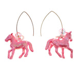 pastel horse earrings boogzel clothing