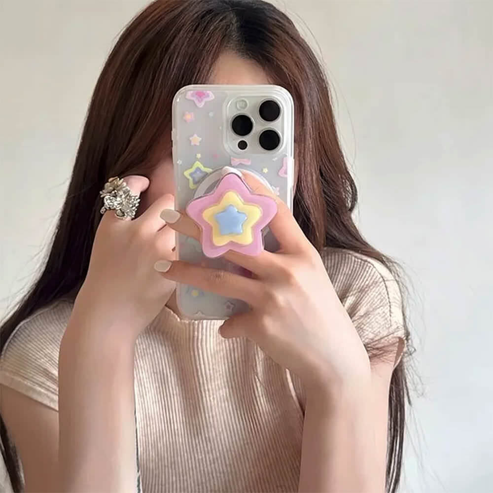 pastel star phone holder boogzel clothing 