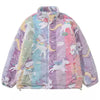 pastel unicorn zip up jacket boogzel clothing