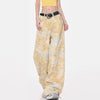 pastel yellow aesthetic baggy pants boogzel clothing