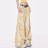 pastel yellow aesthetic baggy pants boogzel clothing