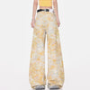 pastel yellow aesthetic baggy pants boogzel clothing