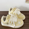 pastel yellow star aesthetic sneakers boogzel clothing