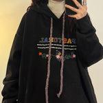 pastoral print indie hoodie boogzel clothing