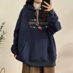 pastoral print indie hoodie boogzel clothing