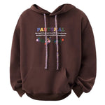 Pastoral Print Indie Hoodie