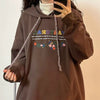 pastoral print indie hoodie boogzel clothing