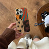 patchwork pattern iphone case boogzel clothing