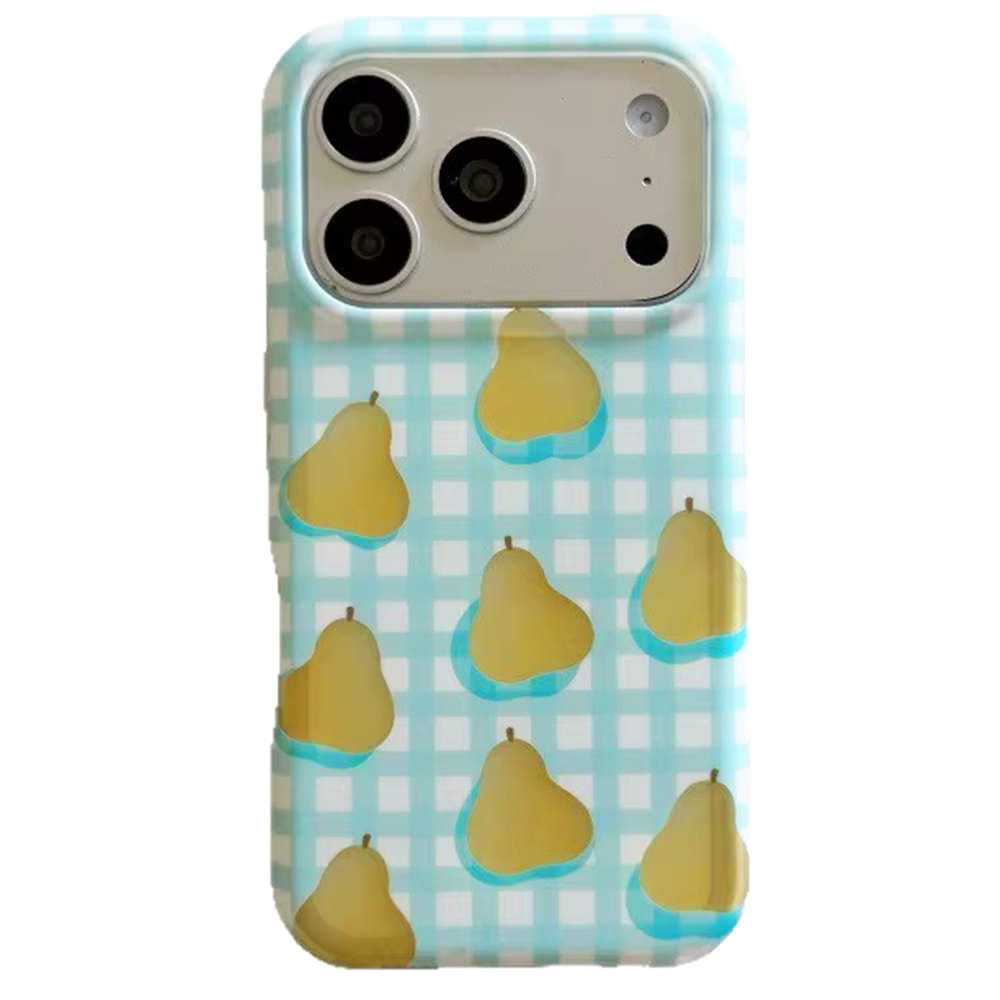pear checkered iphone case boogzel clothing