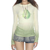 pear gradient knit top boogzel clothing