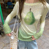 pear gradient knit top boogzel clothing
