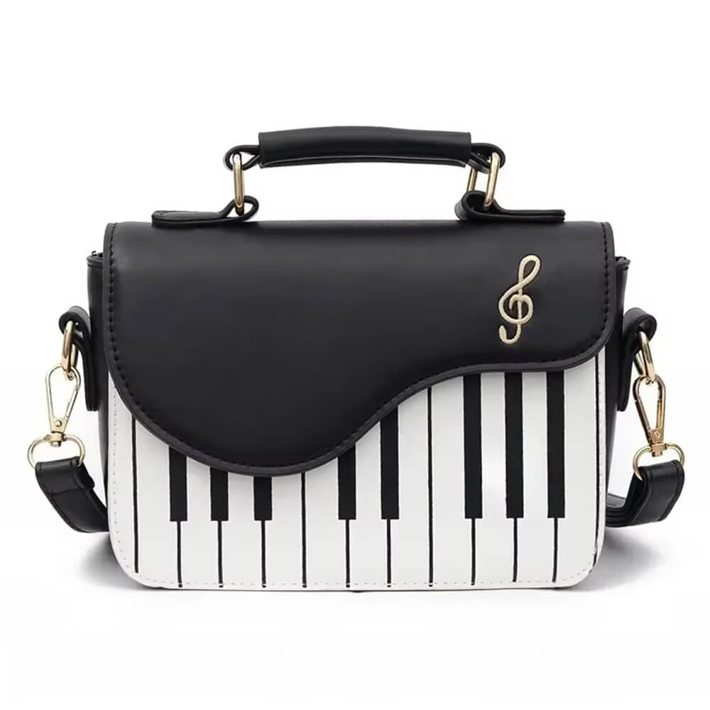 piano keyboard shoulder bag boogzel clothing
