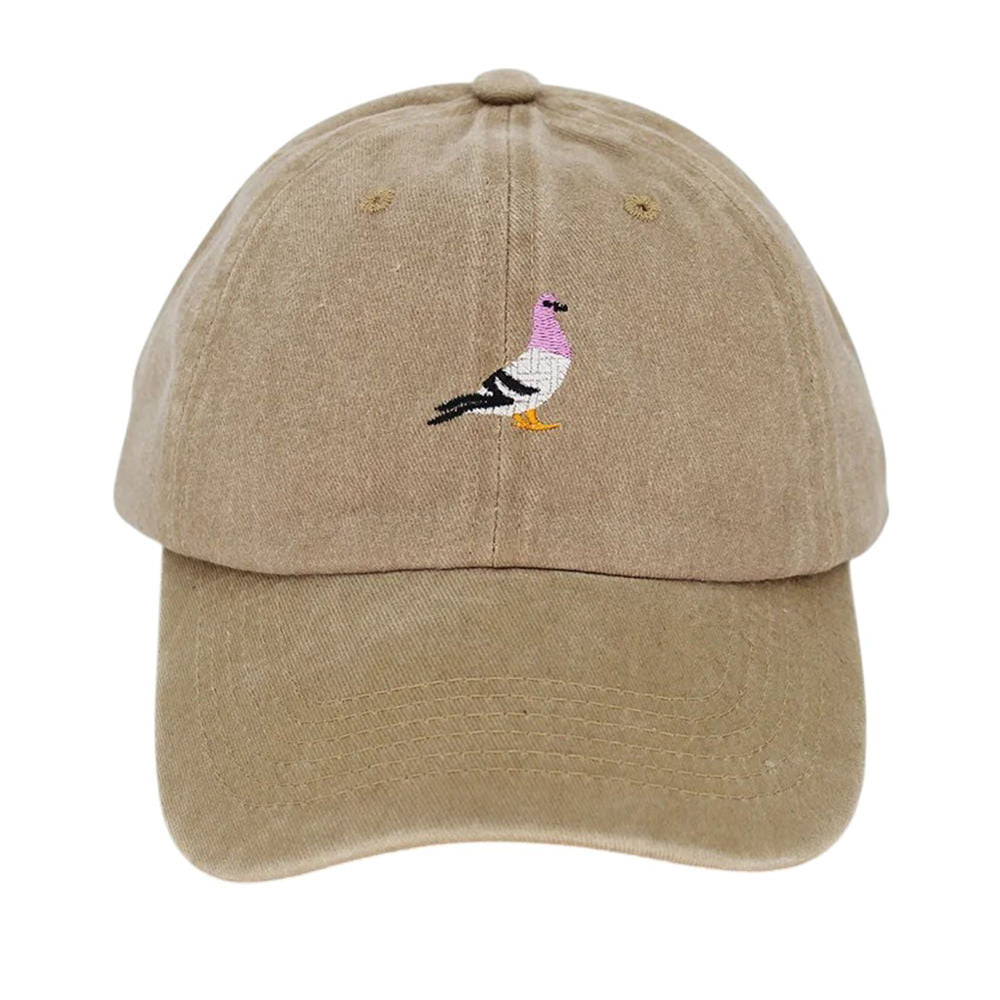 pigeon embroidery baseball cap boogzel clothing