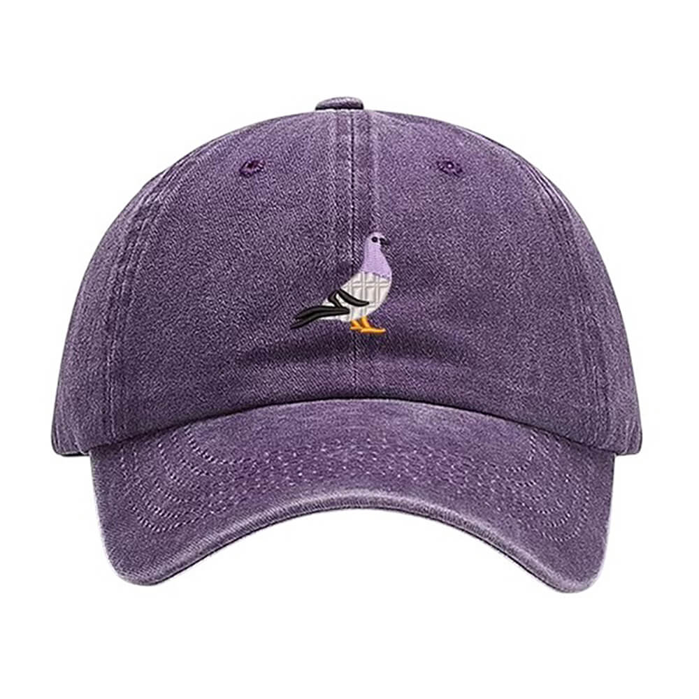 pigeon embroidery baseball cap boogzel clothing