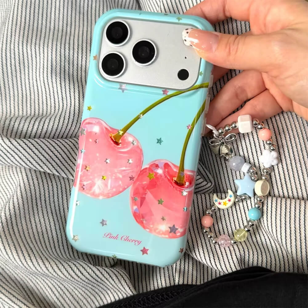 pink cherry iphone case boogzel clothing