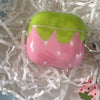 pink strawberry airpods case boogzel clothing