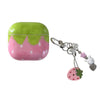 pink strawberry airpods case boogzel clothing