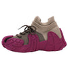 pink and beige chunky sneakers boogzel clothing