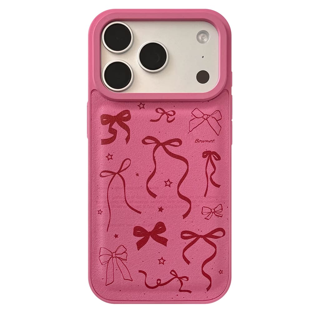 pink bowknot iphone case boogzel clothing
