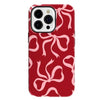 pink bow pattern iphone case boogzel clothing