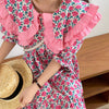 cottagecore collar floral dress boogzel clothing
