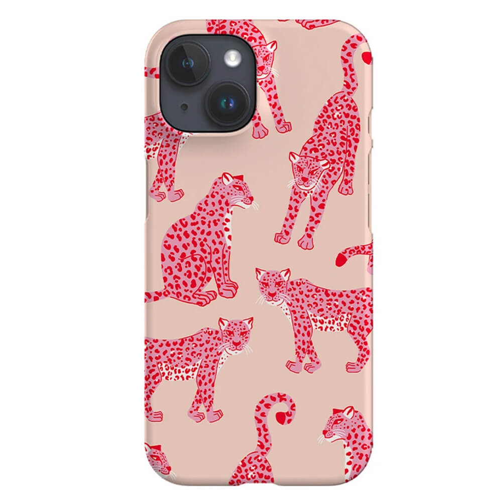 pink leopard pattern iphone case boogzel clothing