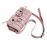 pink plaid mini shoulder bag boogzel clothing