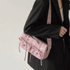 pink plaid mini shoulder bag boogzel clothing