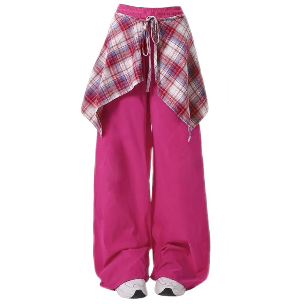 pink shirt tie trousers boogzel clothing