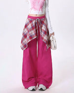 pink shirt tie trousers boogzel clothing