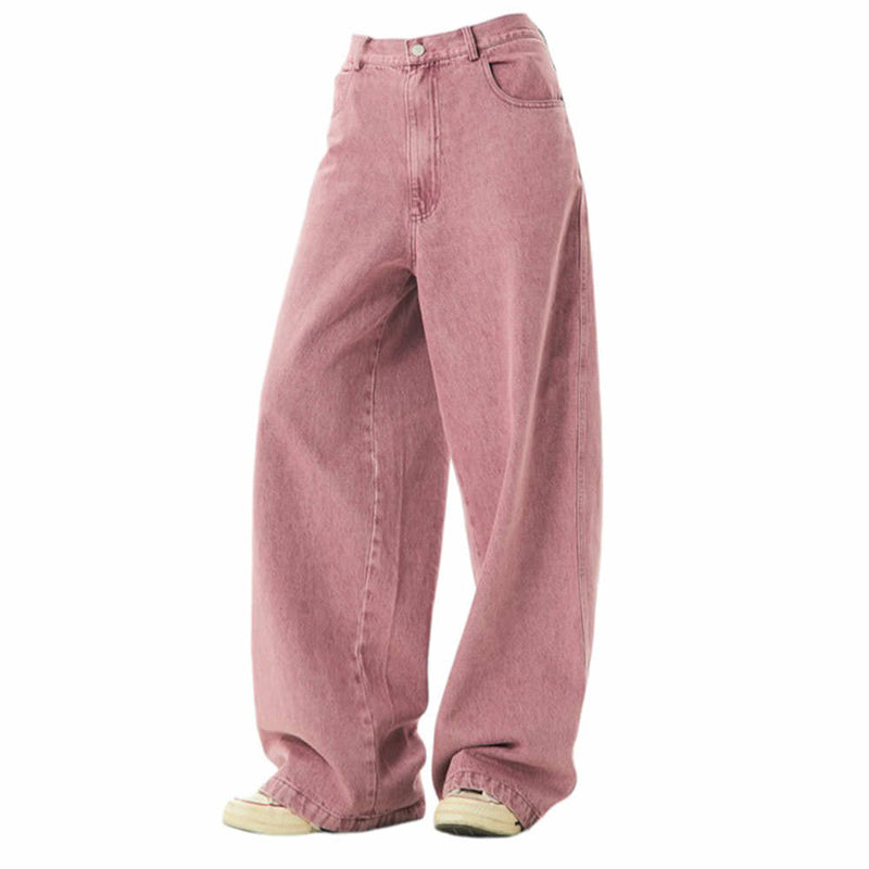 pink skater girl loose jeans boogzel clothing