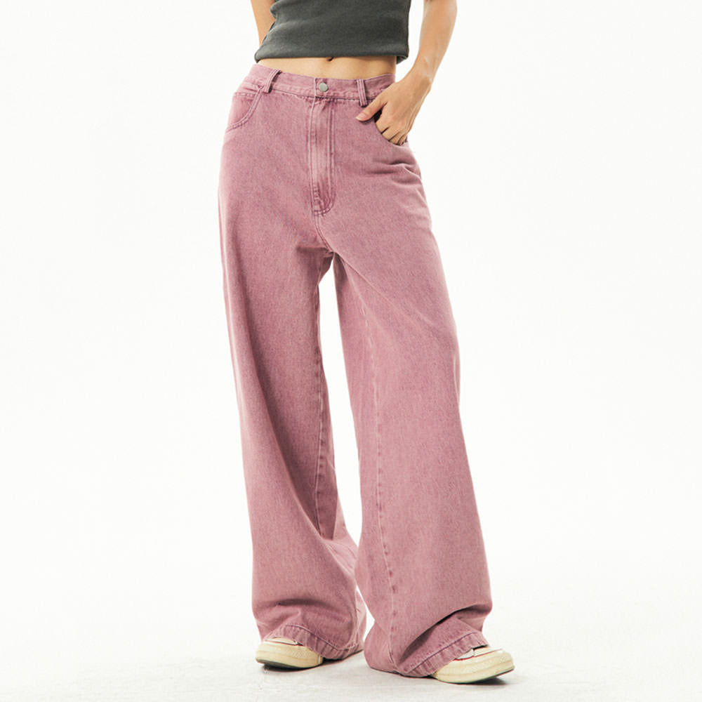 pink skater girl loose jeans boogzel clothing