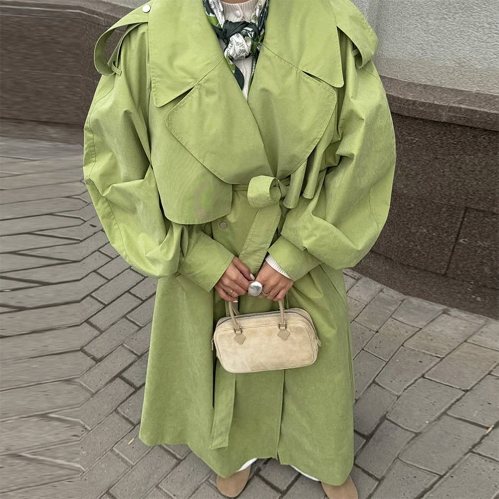 pistachio ice cream trench coat boogzel clothing