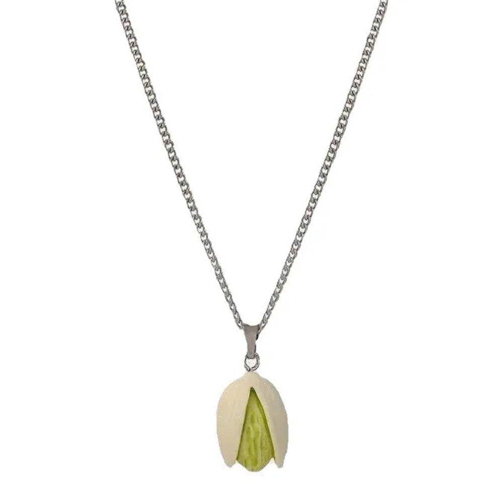 pistachio pendant necklace boogzel clothing