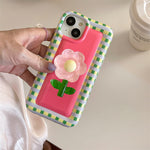 flower checkered iphone case boogzel clothing