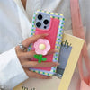 plaid framed flower iphone case boogzel clothing