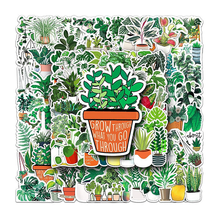 plant mom aesthetic sticker pack boogzel clothing