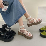 platform rome sandals boogzel clothing