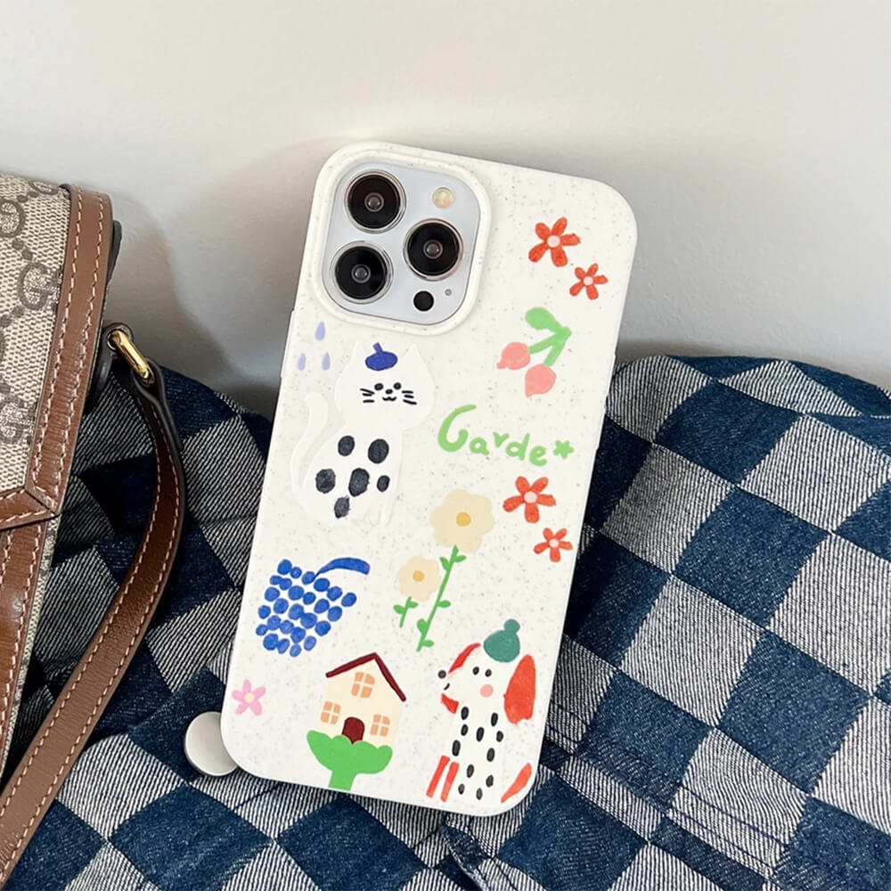 playful paws and petals iphone case boogzel clothing
