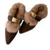 pointed toe faux fur mules boogze clothing