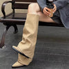 pointed toe wide calf boots boogzel clothing
