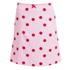 polka dot knee length skirt boogzel clothing